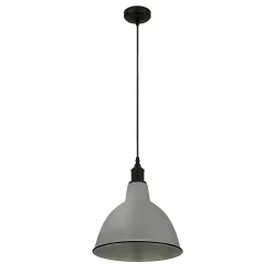 Country Living Farmhouse Dome Pendant Light - Grey - 25cm -Lighting Promotion Store 12882885 1104860936582855