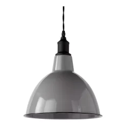 Country Living Farmhouse Dome Pendant Light - Grey - 25cm -Lighting Promotion Store 12882885 1354860936615879