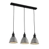 Country Living Farmhouse 3 Light Dome Pendant Fitting - Grey -Lighting Promotion Store 12882886 1544860935630364