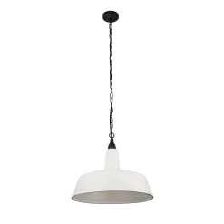 Country Living Farmhouse Pendant Light - White - 46cm -Lighting Promotion Store 12882890 1944860936586386