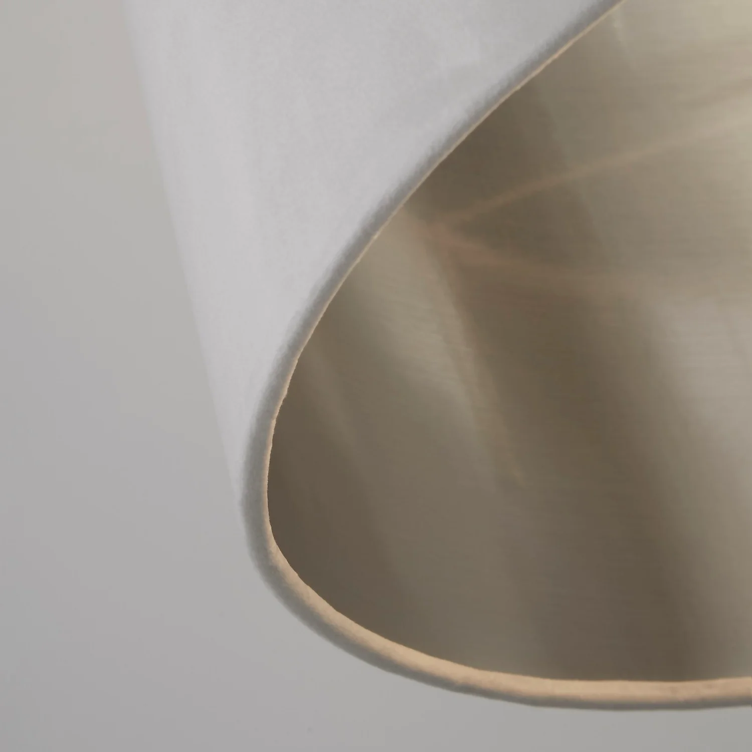 House Beautiful Samet Velvet Drum Shade - Grey - 45cm 7 House Beautiful Samet Velvet Drum Shade - Grey - 45cm - Image 5