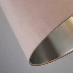 House Beautiful Samet Velvet Drum Shade - Pink - 45cm 11 House Beautiful Samet Velvet Drum Shade - Pink - 45cm -Lighting Promotion Store 12882893 6314861162927371