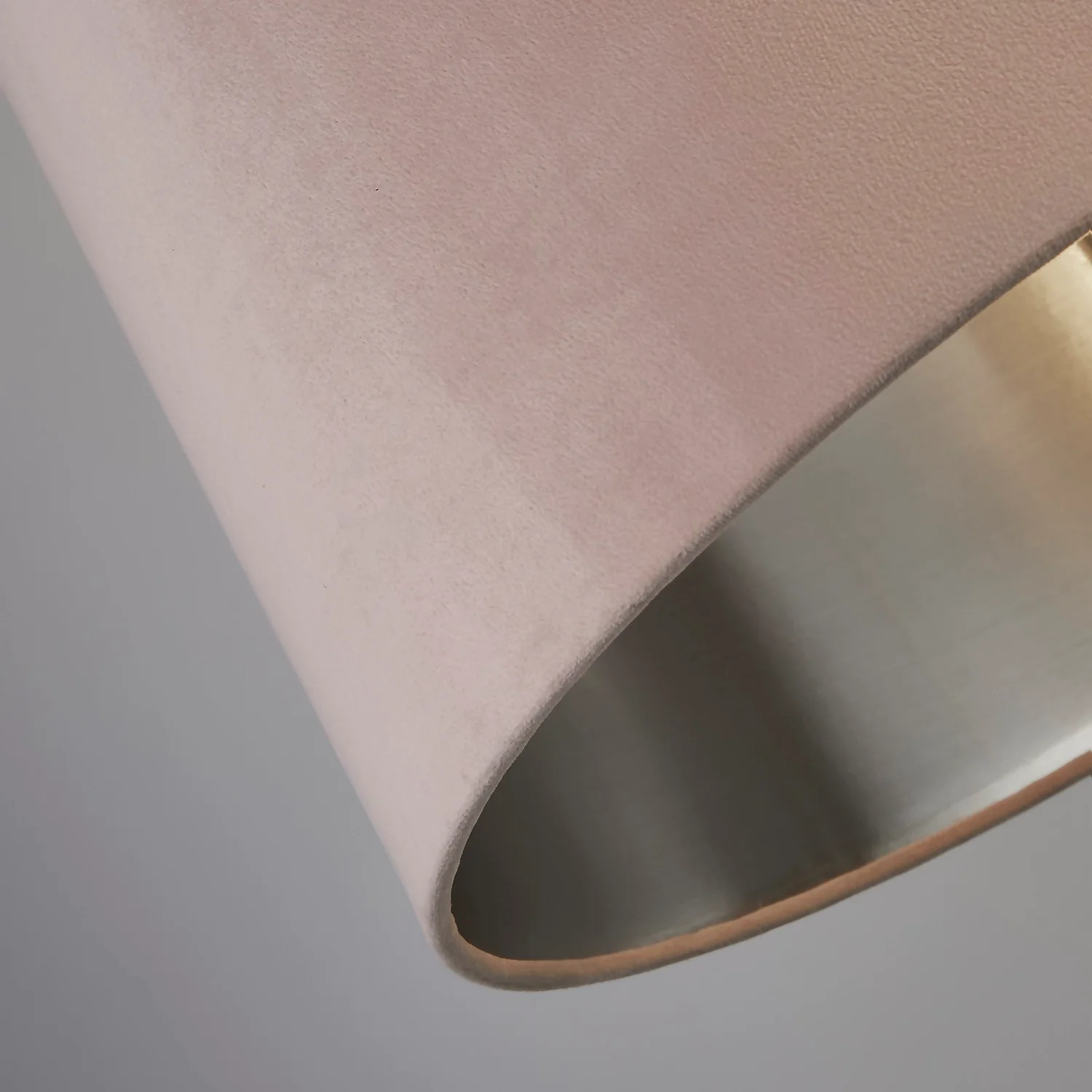 House Beautiful Samet Velvet Drum Shade - Pink - 45cm 7 House Beautiful Samet Velvet Drum Shade - Pink - 45cm - Image 5