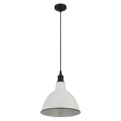 Country Living Farmhouse Dome Pendant Light - White - 31cm -Lighting Promotion Store 12882895 1394860936527430