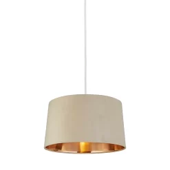 House Beautiful Samet Velvet Drum Shade - Champagne - 45cm 9 House Beautiful Samet Velvet Drum Shade - Champagne - 45cm -Lighting Promotion Store 12882898 9774861161990444