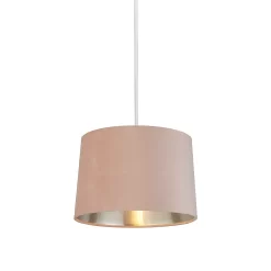 House Beautiful Samet Velvet Drum Shade - Pink - 30cm 9 House Beautiful Samet Velvet Drum Shade - Pink - 30cm -Lighting Promotion Store 12882905 1534861162870686