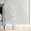 None 100cm White Orchid Battery Twig Lights -Lighting Promotion Store 12888019 4754893013088190