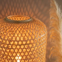 Reid Bamboo Floor Lamp -Lighting Promotion Store 12891604 4994920556038885