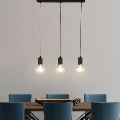 Jay 3 Light Ceiling Fitting - Charcoal -Lighting Promotion Store 12908187 1154936635470769