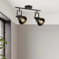 Abigail 2 Lamp Spotlight Bar - Black 9 Abigail 2 Lamp Spotlight Bar - Black -Lighting Promotion Store 12909851 1394845849312351