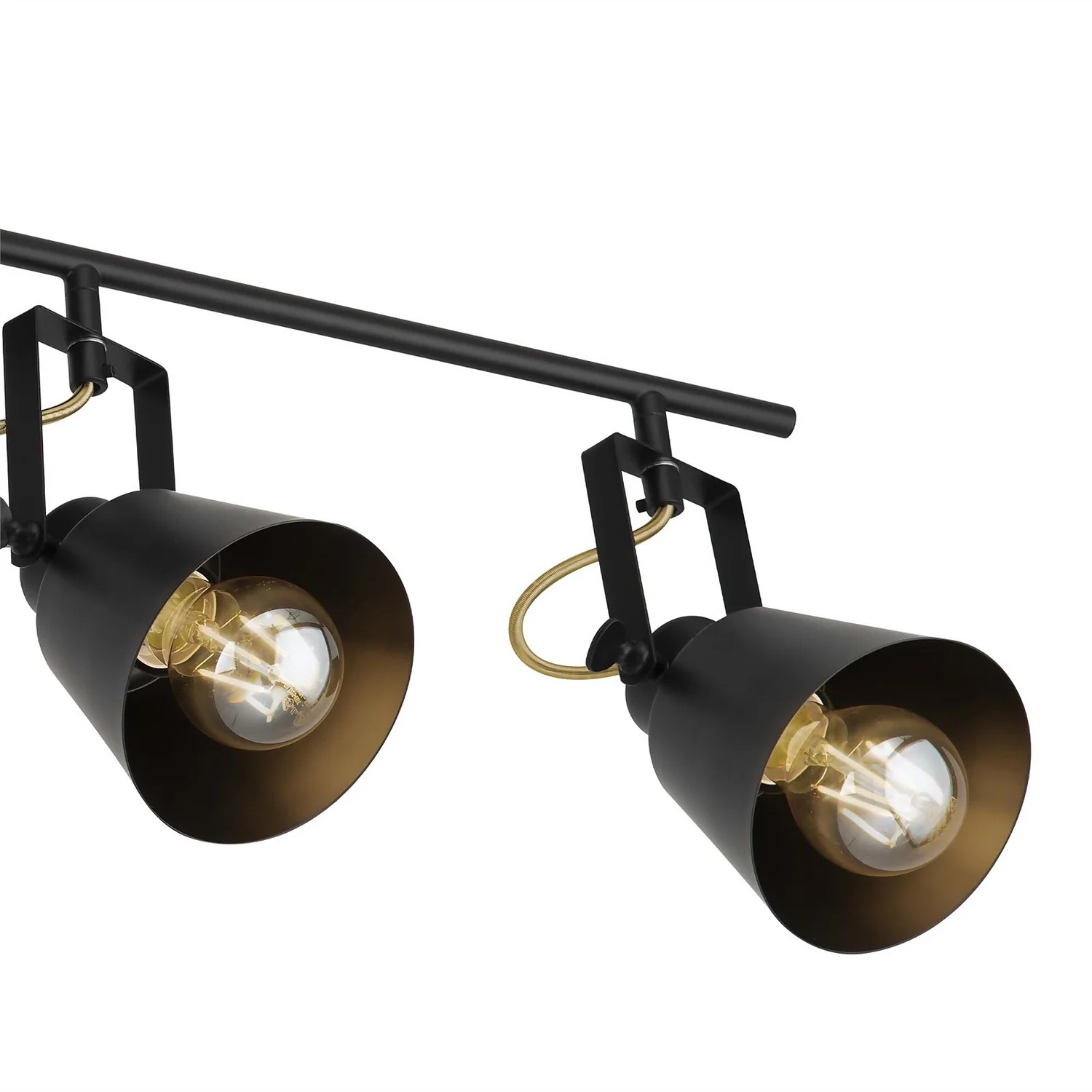Abigail 4 Lamp Spotlight Bar - Black 6 Abigail 4 Lamp Spotlight Bar - Black - Image 4