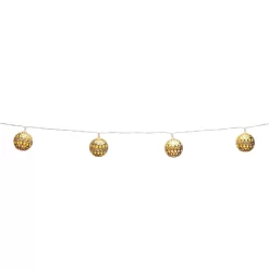 10 Gold Lantern String Christmas Tree Lights - Battery Operated -Lighting Promotion Store 12939835 1824884307596879