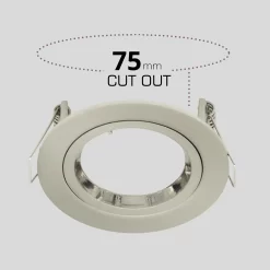 Gu10 Single Fixed Downlight - Brushed Nickel -Lighting Promotion Store 13031813 1094860685029135