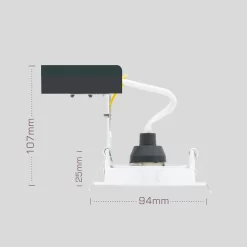 Single Adjustable Downlight - White Finish -Lighting Promotion Store 13031814 9164860685008159
