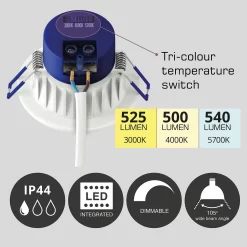 7W Dimmable Tri-Colour Single LED Downlight -Lighting Promotion Store 13031818 1254860684829632