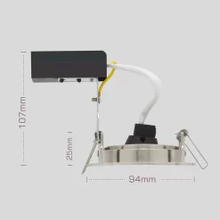 3 Pack Adjustable Downlight - Brushed Nickel -Lighting Promotion Store 13031820 1384860685028520