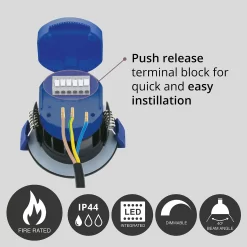 Fixed Fire Rated IP65 LED 5 Pack Downlights - White 10 Fixed Fire Rated IP65 LED 5 Pack Downlights - White -Lighting Promotion Store 13031827 1114861149597390