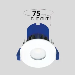 Fixed Fire Rated IP65 LED 5 Pack Downlights - White 9 Fixed Fire Rated IP65 LED 5 Pack Downlights - White -Lighting Promotion Store 13031827 1134861149571902