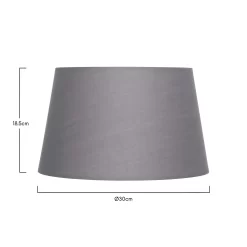 Clyde Charcoal Taper Shade - 30cm -Lighting Promotion Store 13139367 5764900552374201