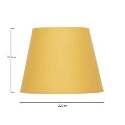 Clyde Ochre Taper Shade - 20cm 12 Clyde Ochre Taper Shade - 20cm -Lighting Promotion Store 13139368 9454900551807492