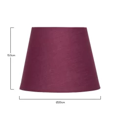 Clyde Plum Taper Shade - 20cm 12 Clyde Plum Taper Shade - 20cm -Lighting Promotion Store 13139369 7994900551803076