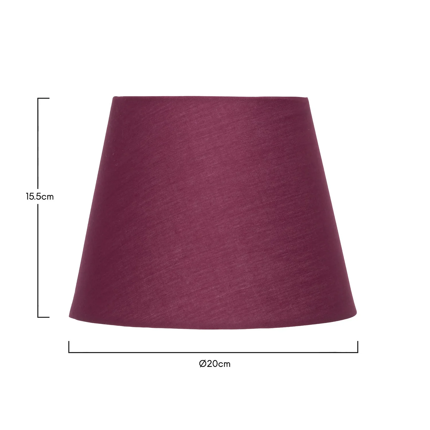 Clyde Plum Taper Shade - 20cm 7 Clyde Plum Taper Shade - 20cm - Image 5