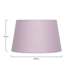 Clyde Mauve Taper Shade - 30cm -Lighting Promotion Store 13139371 2094900552369179