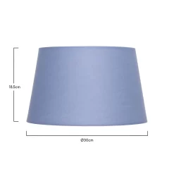 Clyde Blue Taper Shade - 30cm 11 Clyde Blue Taper Shade - 30cm -Lighting Promotion Store 13139373 6954900552354011