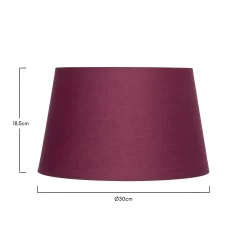 Clyde Plum Taper Shade - 30cm 11 Clyde Plum Taper Shade - 30cm -Lighting Promotion Store 13139374 6364900552382859