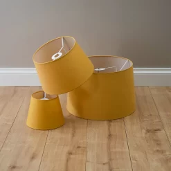 Clyde Ochre Taper Shade - 40cm 13 Clyde Ochre Taper Shade - 40cm -Lighting Promotion Store 13139379 1454920560069844