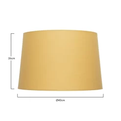 Clyde Ochre Taper Shade - 40cm 12 Clyde Ochre Taper Shade - 40cm -Lighting Promotion Store 13139379 1974900554687720