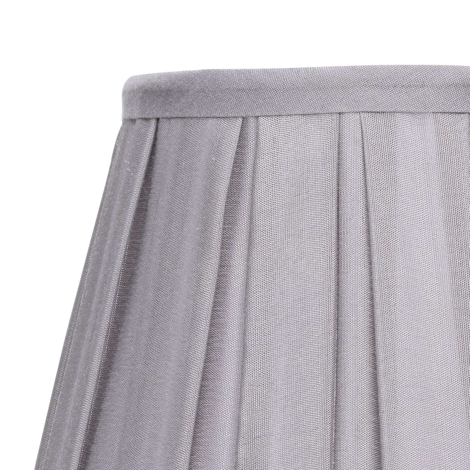 Raye Dove Pleated Taper Silk Shade - 20cm 6 Raye Dove Pleated Taper Silk Shade - 20cm - Image 4