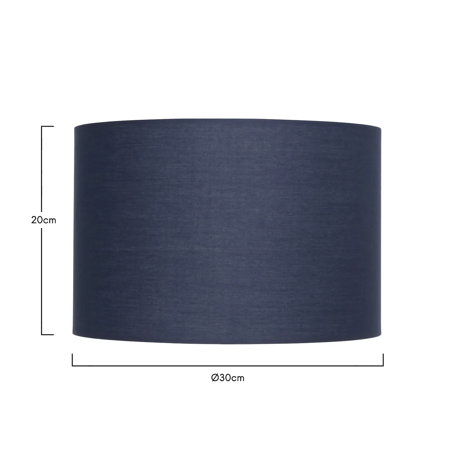 Clyde Navy Drum Shade - 30cm 7 Clyde Navy Drum Shade - 30cm - Image 5