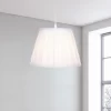 Raye White Pleated Taper Silk Shade - 30cm 2 Raye White Pleated Taper Silk Shade - 30cm -Lighting Promotion Store 13139392 2034900556713473