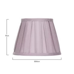Raye Fig Pleated Taper Silk Shade - 20cm -Lighting Promotion Store 13139393 1544900556067954