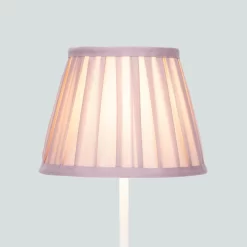 Raye Fig Pleated Taper Silk Shade - 20cm -Lighting Promotion Store 13139393 1674900556007315