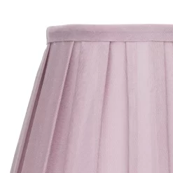 Raye Fig Pleated Taper Silk Shade - 20cm -Lighting Promotion Store 13139393 3404900556037588