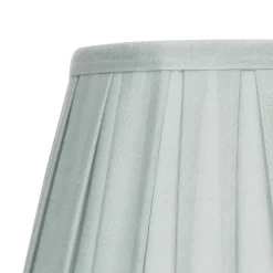 Raye Duck Egg Pleated Taper Silk Shade - 20cm -Lighting Promotion Store 13139394 1444900556322390