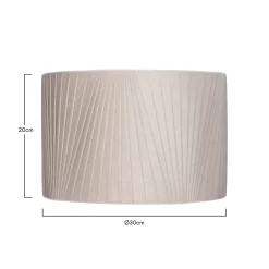 Raye Champagne Drum Pleated Silk Shade - 30cm -Lighting Promotion Store 13139396 1594900555354710