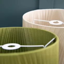 Raye Champagne Drum Pleated Silk Shade - 30cm -Lighting Promotion Store 13139396 1624944148257474