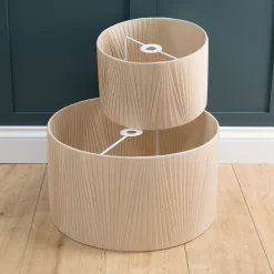 Raye Champagne Drum Pleated Silk Shade - 30cm -Lighting Promotion Store 13139396 9284944148186794