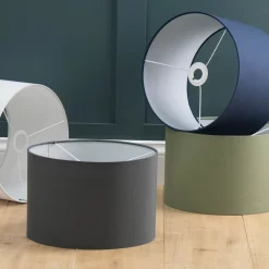 Clyde White Drum Shade - 30cm -Lighting Promotion Store 13139398 1264944147933777