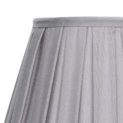 Raye Dove Pleated Taper Silk Shade - 30cm 14 Raye Dove Pleated Taper Silk Shade - 30cm -Lighting Promotion Store 13139400 6534900556749386