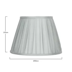 Raye Duck Egg Pleated Taper Silk Shade - 30cm -Lighting Promotion Store 13139401 2144900556804553