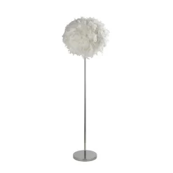 Hattie Feather Floor Lamp - White -Lighting Promotion Store 13157970 1724958397113883