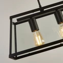 Bellevue 5 Light Industrial Pendant - Black -Lighting Promotion Store 13157971 3654911164824980