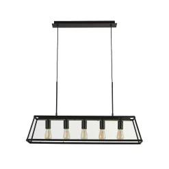 Bellevue 5 Light Industrial Pendant - Black -Lighting Promotion Store 13157971 4185049847695858