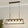 Bellevue 5 Light Industrial Pendant - Black -Lighting Promotion Store 13157971 9765049847482615