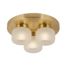 Pearl Frosted 3 Light Flush Ceiling Light -Lighting Promotion Store 13177665 1114930128782235