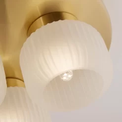Pearl Frosted 3 Light Flush Ceiling Light -Lighting Promotion Store 13177665 1674930128849672